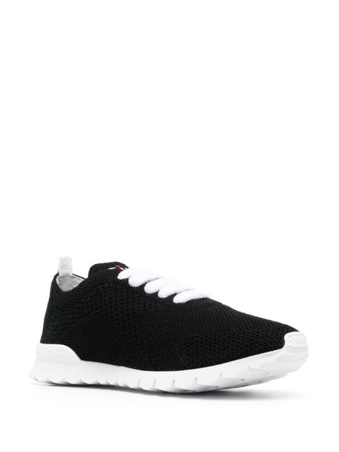 fully-perforated low-top sneakers